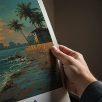Manila Poster - Philippines Waterfront Sunset Beauty Wall Art