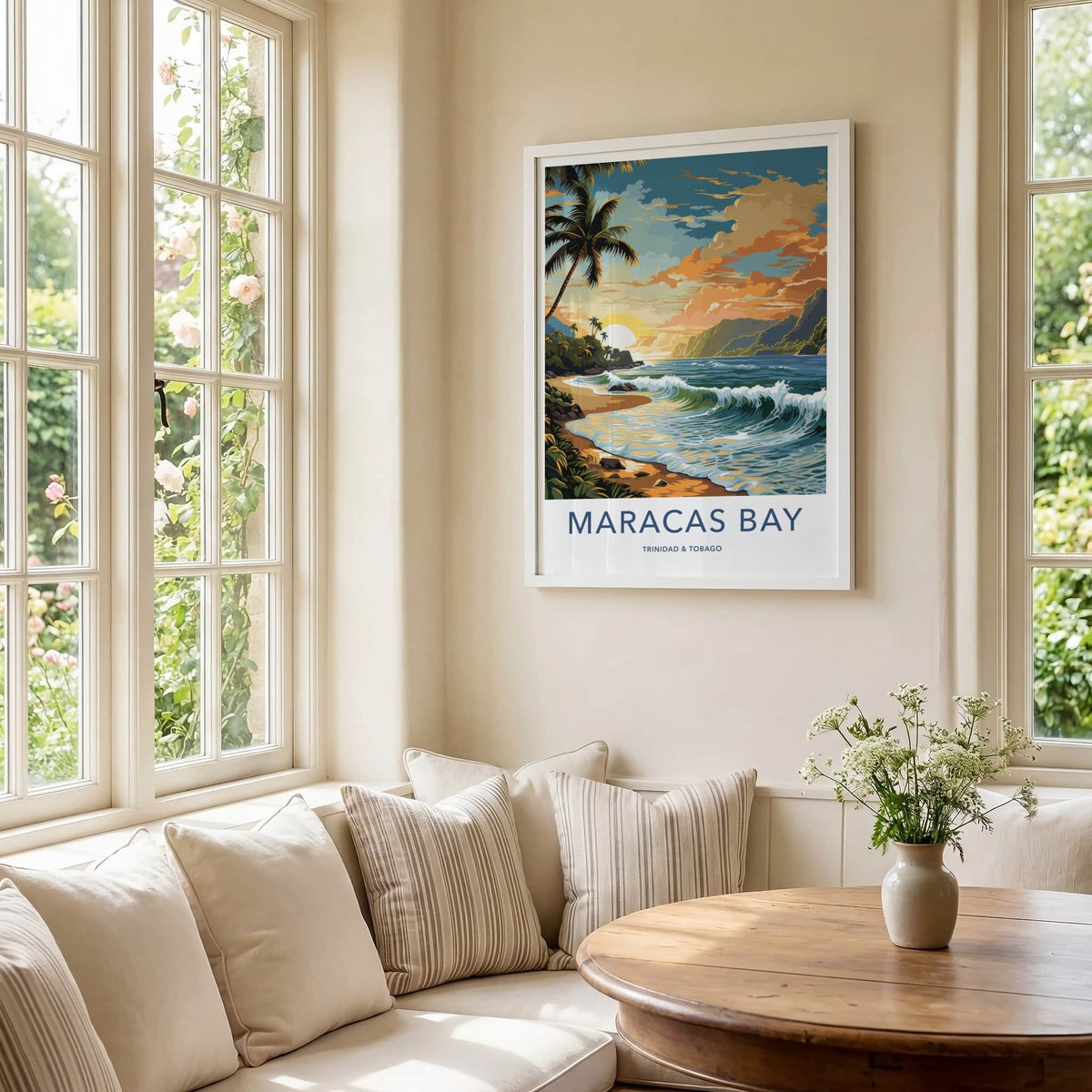 Maracas Bay Poster - Trinidad And Tobago Fine Art - Tropical Beach Sunset Gift