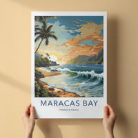 Maracas Bay Poster - Trinidad And Tobago Fine Art - Tropical Beach Sunset Gift