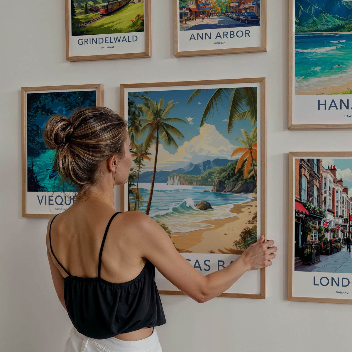 Maracas Bay Poster - Trinidad and Tobago Travel Art - Island Beach Scene Home Decor