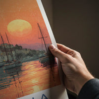 Marbella Poster - Spain Travel Print - Coastal Town Sunset Gallery Art