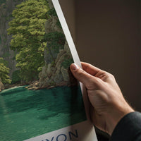 Matka Canyon Poster - North Macedonia Fine Art - Green Water Monastery Gift
