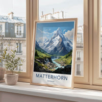Matterhorn Poster - Swiss Alps Decor