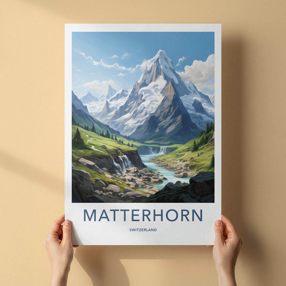Matterhorn Poster - Swiss Alps Decor