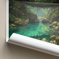 Meghalaya Poster - India Living Root Bridge Travel Print Home Art