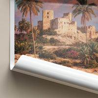 Minab Poster - Iran Framed Print - Ancient Fort Palms Lounge Decor