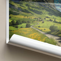 Mont Aiguille Poster - France Travel Art - Majestic Mountain Path Home Decor