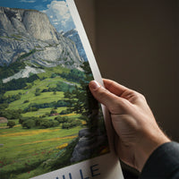 Mont Aiguille Poster - France Travel Art - Sheer Rockface Gallery Art