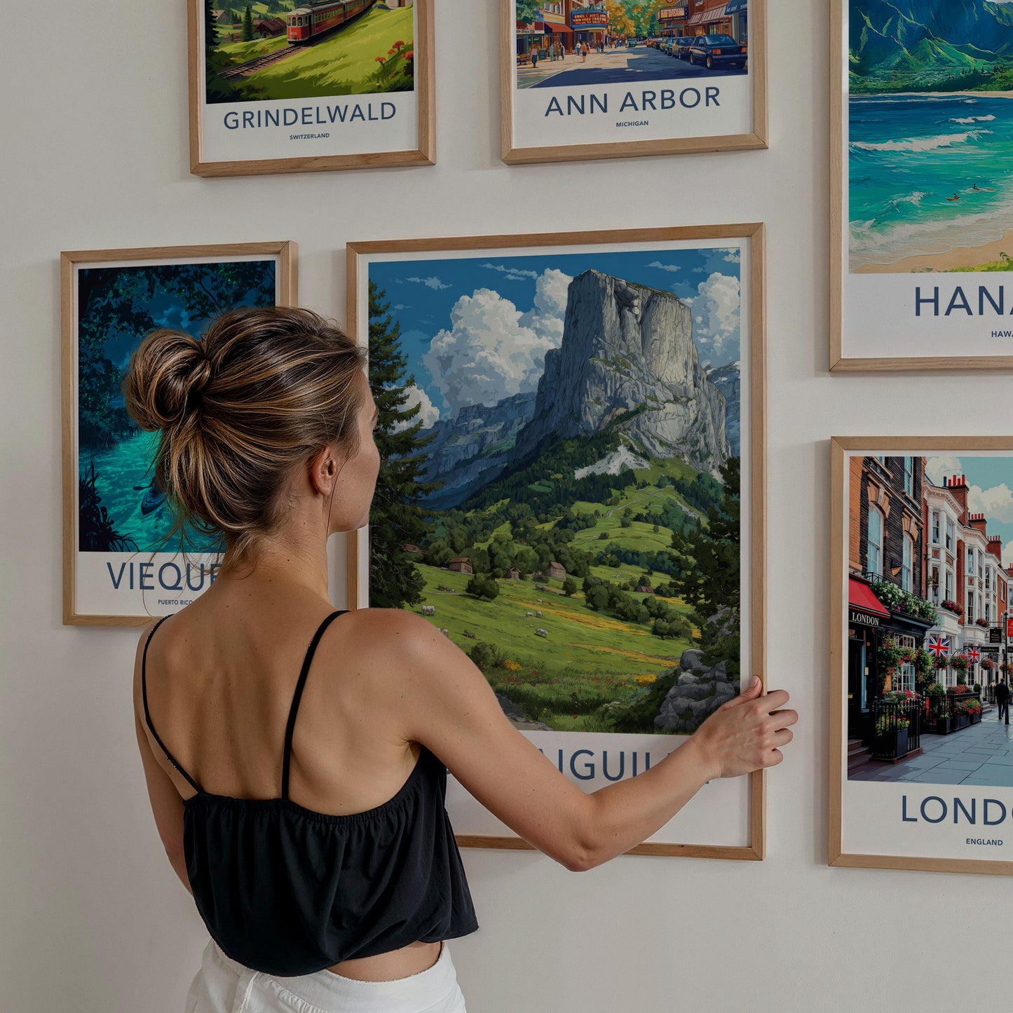 Mont Aiguille Poster - France Travel Art - Sheer Rockface Gallery Art
