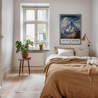 Monte Rosa Poster - Majestic Alpine Mountain Wall Decor With Scenic