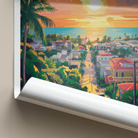 Montego Bay Poster - Jamaica Travel Art - Vibrant Ocean Vista Home Decor