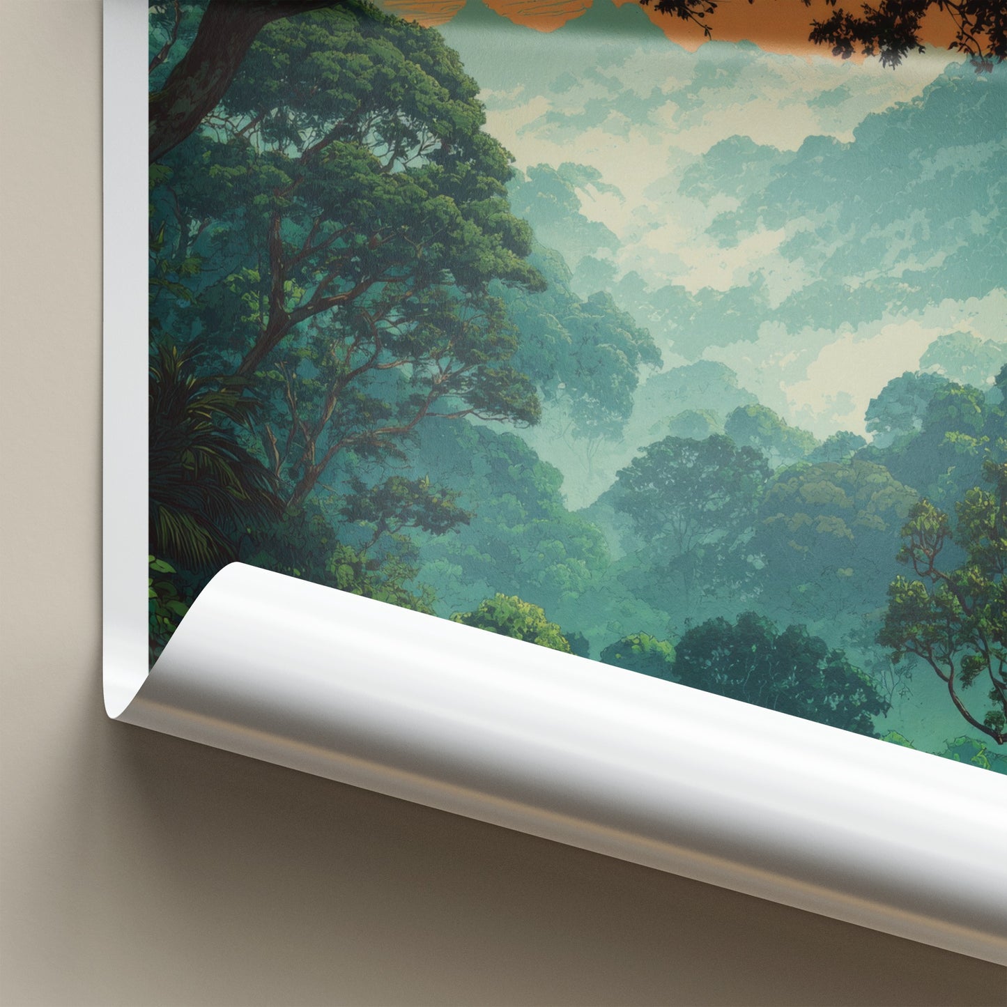 Monteverde Poster - Costa Rica Travel Art Dense Forest Home Decor