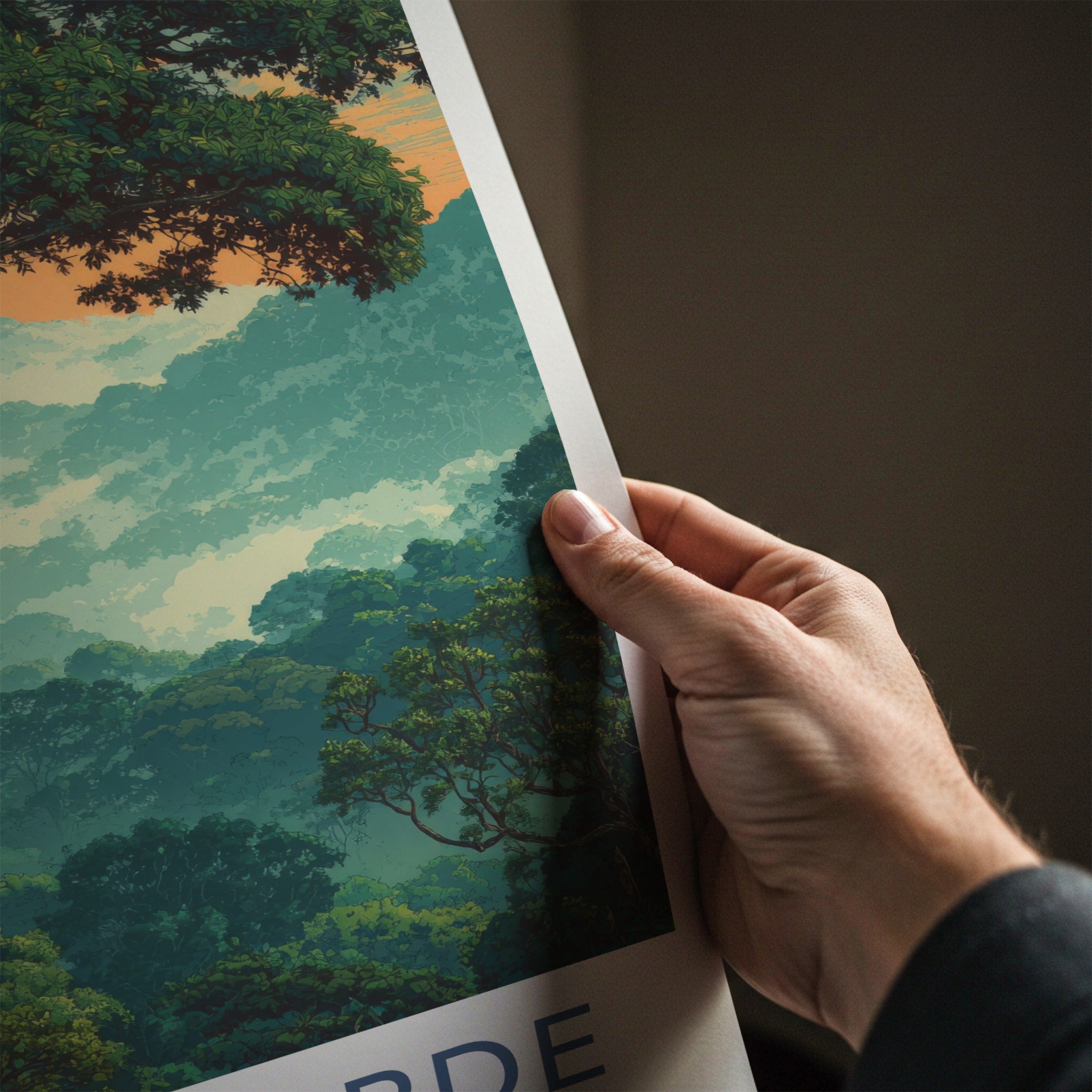 Monteverde Poster - Costa Rica Travel Art Dense Forest Home Decor