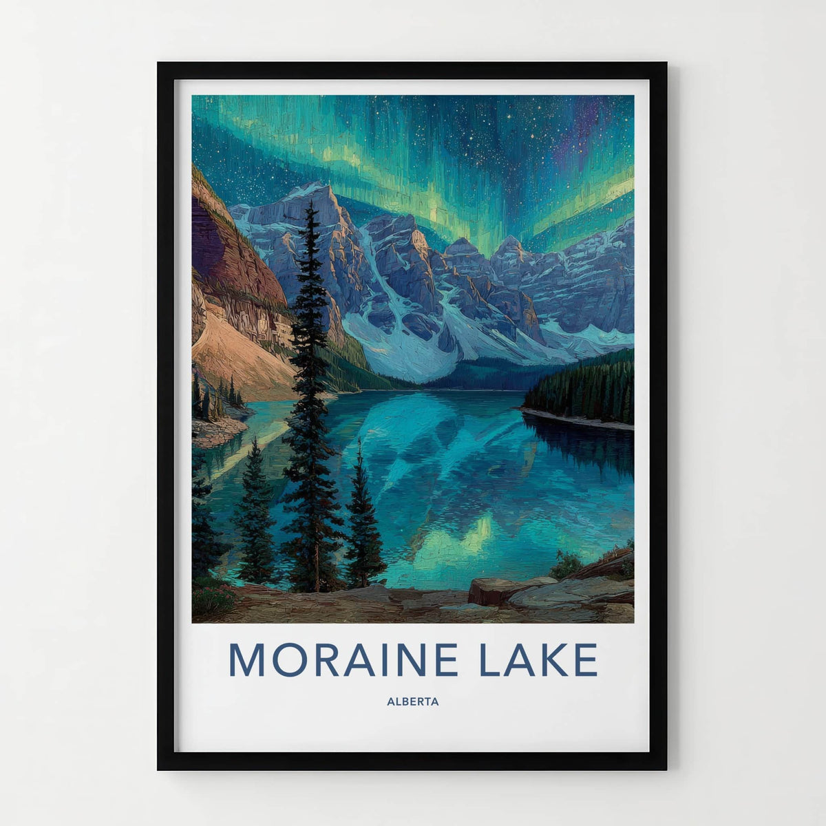 Moraine Lake Poster - Alberta Travel Art