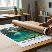 Moraine Lake Poster - Canada Wall Art - Mountain Lake Vista Home Decor