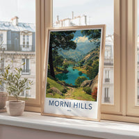 Morni Hills Poster - India Art Print - Haryana Lush Green Scenery Gallery Art
