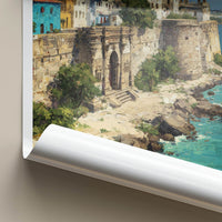 Moti Daman Poster - India Art Print - Fortified Coastline Gujarat Gallery Art
