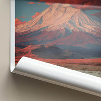 Mount Ararat Poster - Turkiye Art Print - Snowy Peak Clouds Gallery Art