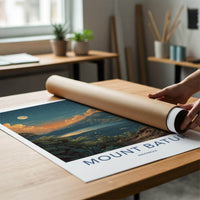 Mount Batur Poster - Indonesia Fine Art - Volcanic Crater Night Gallery Art