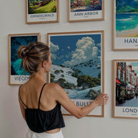 Mount Buller Poster - Australia Travel Art - Snowy Mountain Village Home Decor