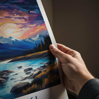 Mount Cook Poster - New Zealand Mountain Wall Art