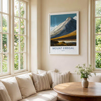 Mount Errigal Poster - Ireland Travel Art - Majestic Mountain Valley Home Decor