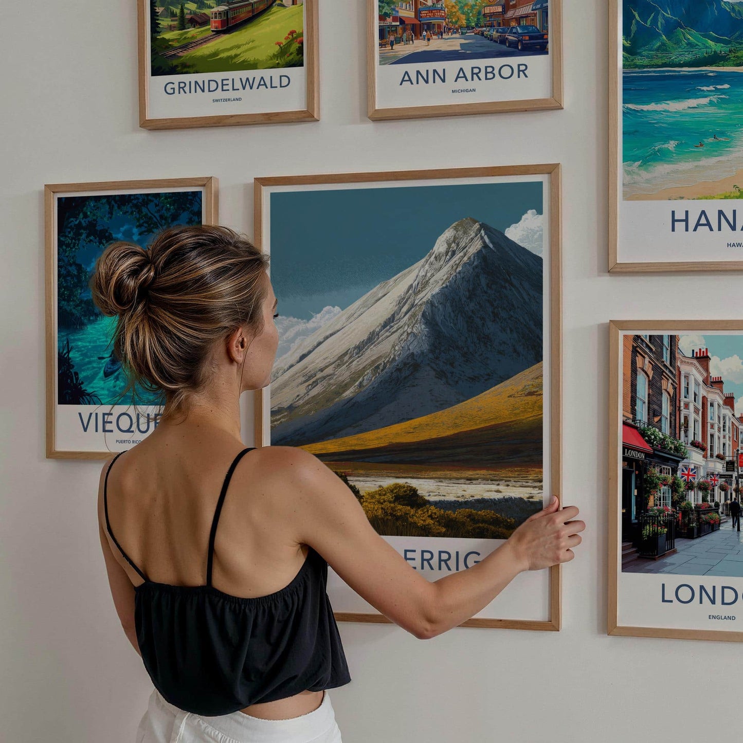 Mount Errigal Poster - Ireland Travel Art - Majestic Mountain Valley Home Decor