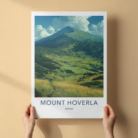Mount Hoverla Poster - Ukraine Travel Art - Grassy Mountain Valley Home Decor