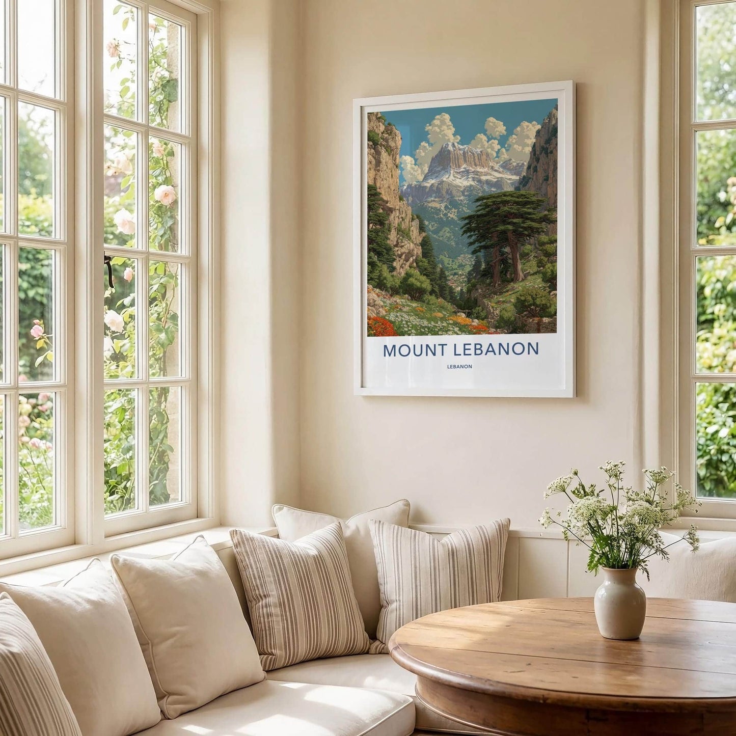 Mount Lebanon Poster - Lebanon Wall Art - Grand Mountain Scenery Home Decor