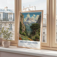 Mount Lebanon Poster - Lebanon Wall Art - Grand Mountain Scenery Home Decor