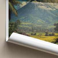 Mount Mayon Poster Philippines Ash Cloud Volcano Gallery Art