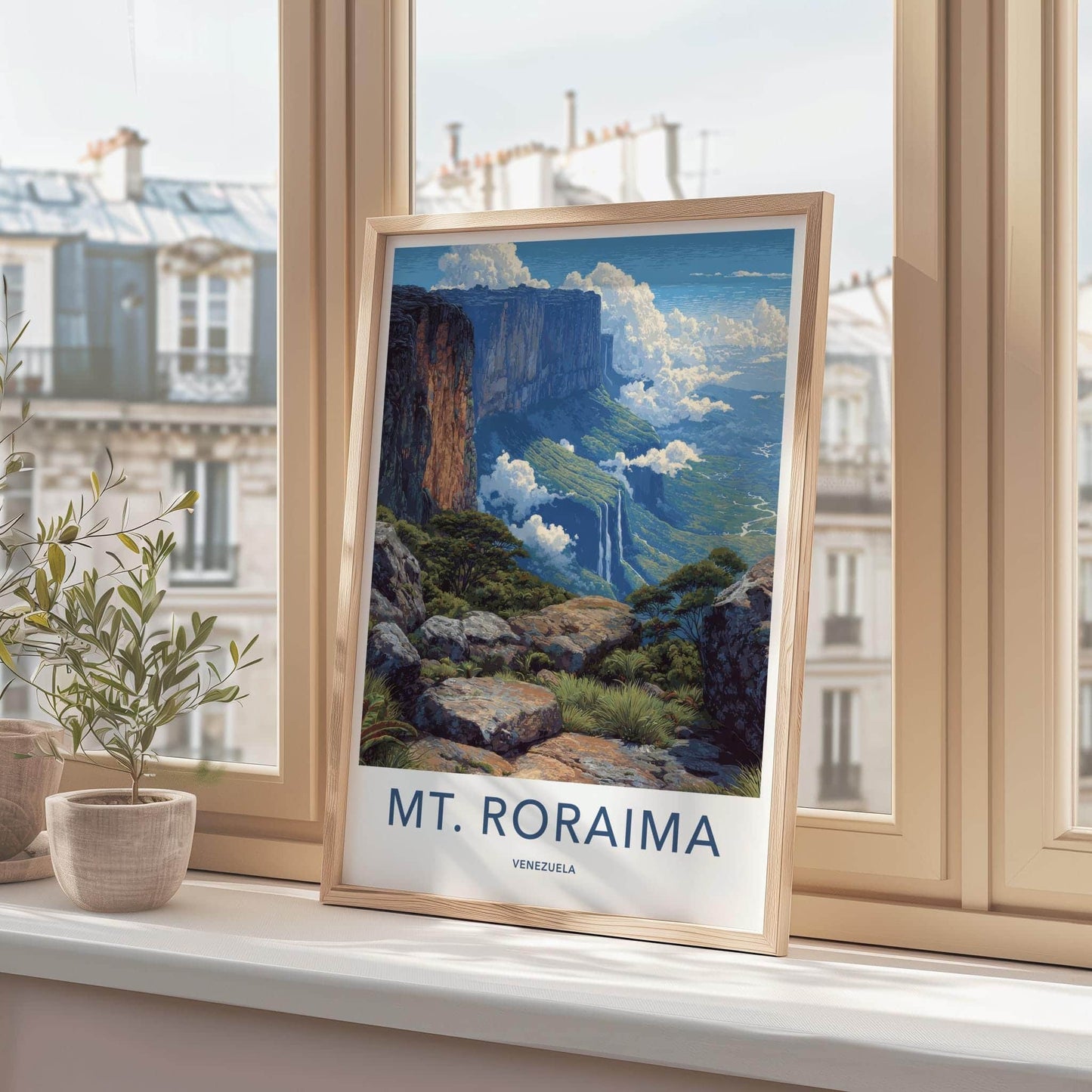 Mount Roraima Poster - Venezuela Travel Art - Majestic Mountain Vista Home Decor