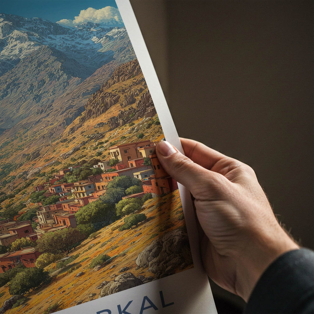 Mount Toubkal Poster - Morocco Art