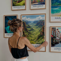 Mpumalanga Poster - South Africa Travel Art - Lush Green Canyon Home Decor