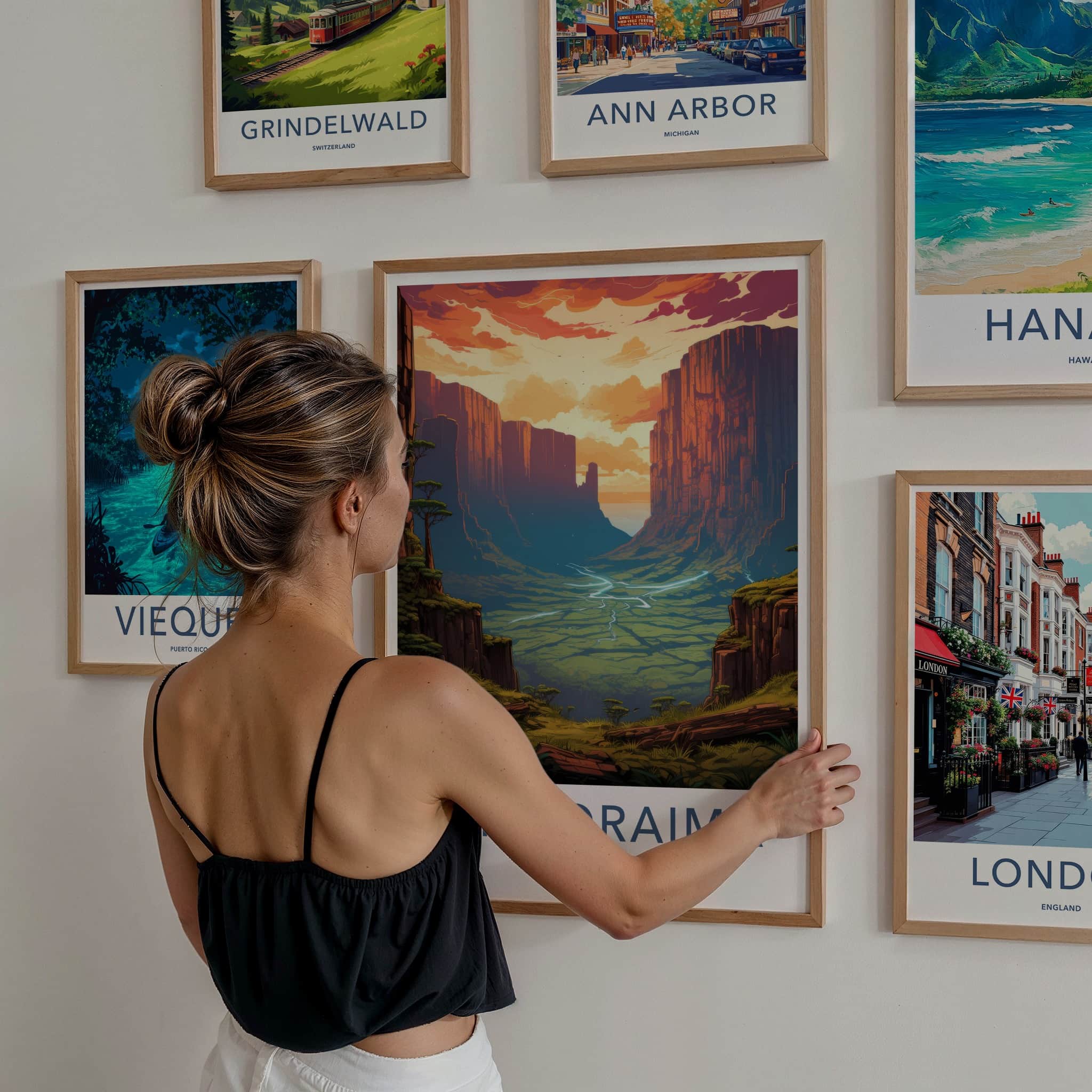 Mt. Roraima Poster - Venezuela Travel Art - Vibrant Sunset Cliffs Wall Decor