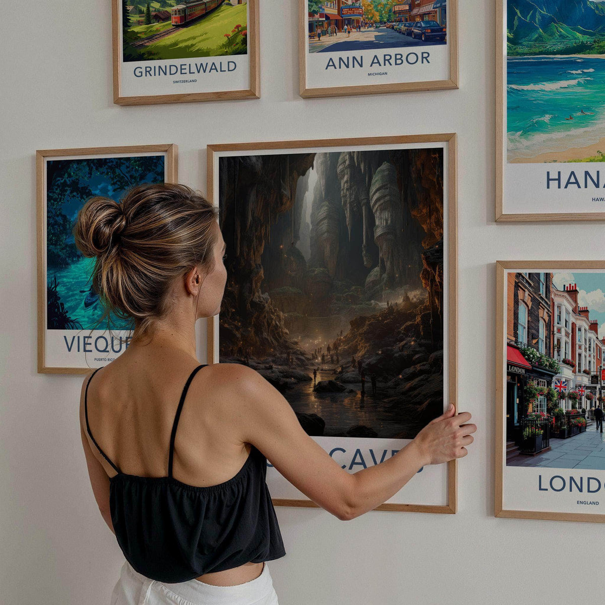 Mulu Caves Poster - Malaysia Wall Art Featuring Natural Cave