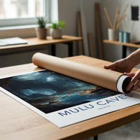 Mulu Caves Poster - Malaysia Wall Art - Underground River Cave Home Decor