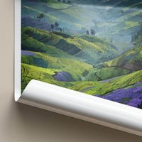 Munnar Poster - India Wall Art - Kerala Misty Mountain Tea Home Decor