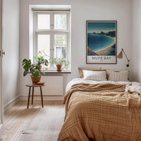 Mupe Bay Poster - England Travel Art - Rocky Coastal Bay Home Decor