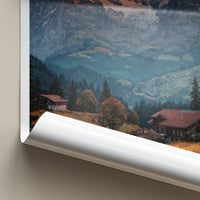 Murren Poster - Switzerland Framed Art - Sunset Valley Village Gallery Art