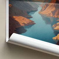 Musandam Poster - Oman Travel Art - Majestic Fjord Landscape Home Decor