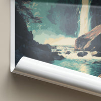 Nachikatsuura Poster - Japan Wall Art - Majestic Waterfall Scene Home Decor