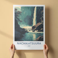 Nachikatsuura Poster - Japan Wall Art - Majestic Waterfall Scene Home Decor