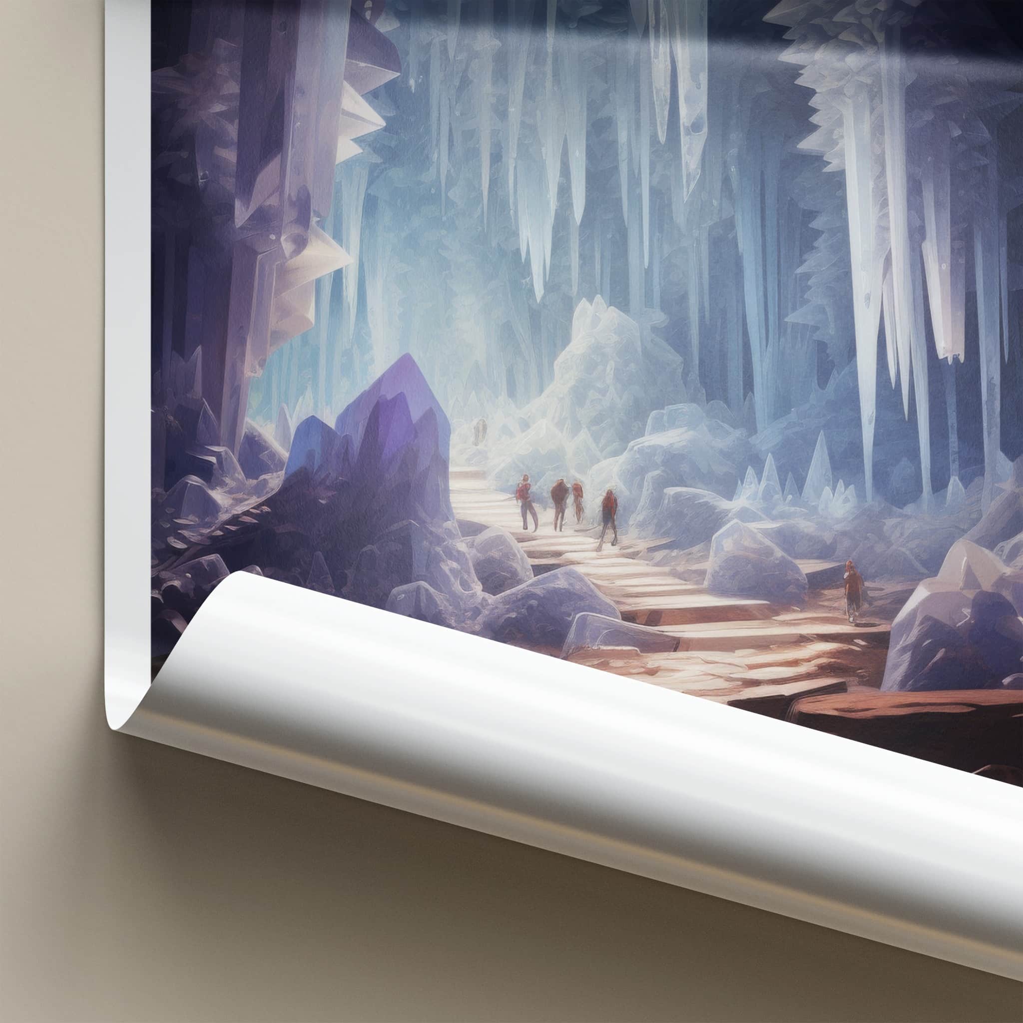 Naica Caves Poster - Mexico Wall Art - Giant Crystal Cave Home Decor