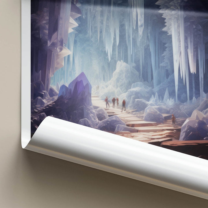 Naica Caves Poster - Mexico Wall Art - Giant Crystal Cave Home Decor