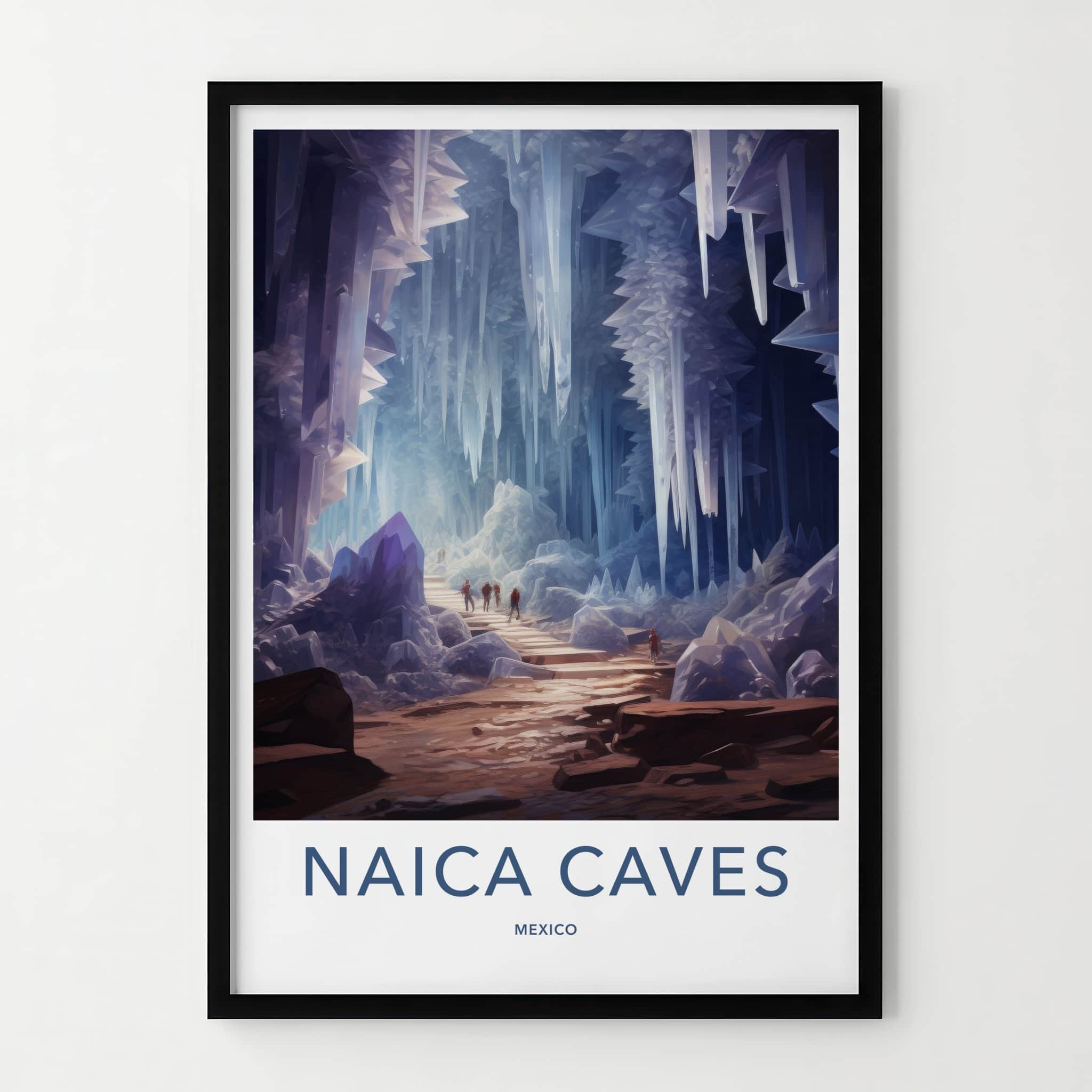 Naica Caves Poster - Mexico Wall Art - Giant Crystal Cave Home Decor