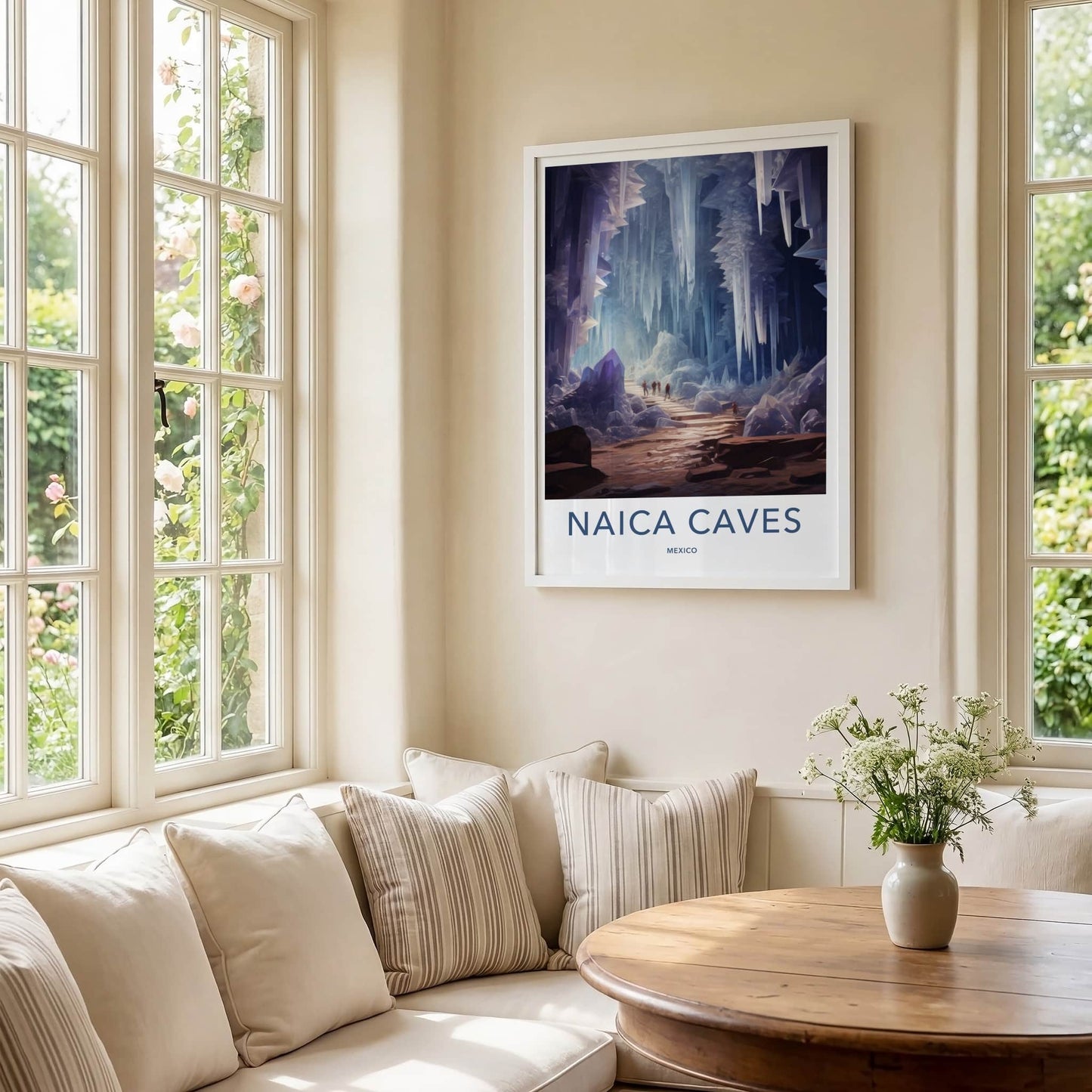 Naica Caves Poster - Mexico Wall Art - Giant Crystal Cave Home Decor