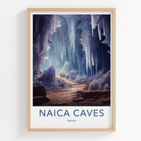 Naica Caves Poster - Mexico Wall Art - Giant Crystal Cave Home Decor