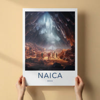 Naica Poster - Mexico Travel Print - Giant Crystal Cavern Gallery Art