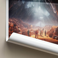 Naica Poster - Mexico Travel Print - Giant Crystal Cavern Gallery Art